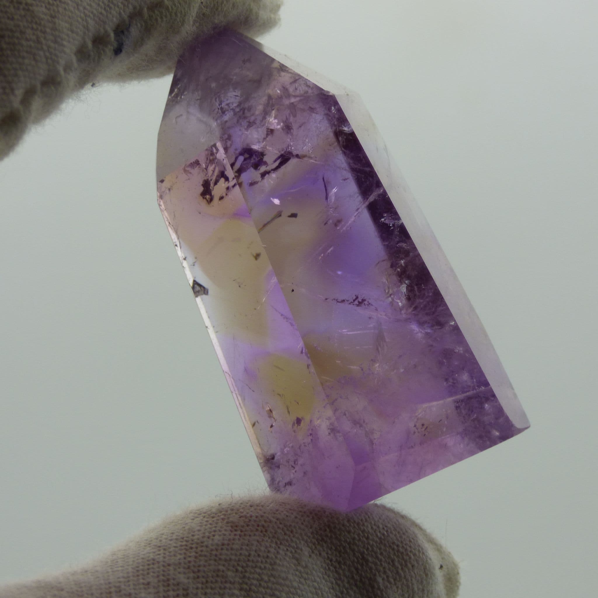 Ametrine ( Citrine/Amethyst fusion)