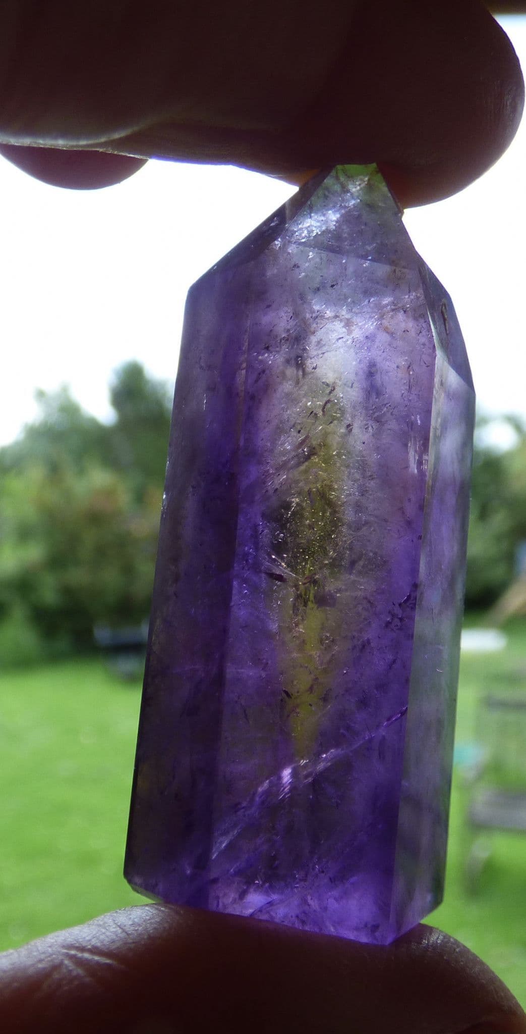 Ametrine Crystal Point + Organza Gift Bag