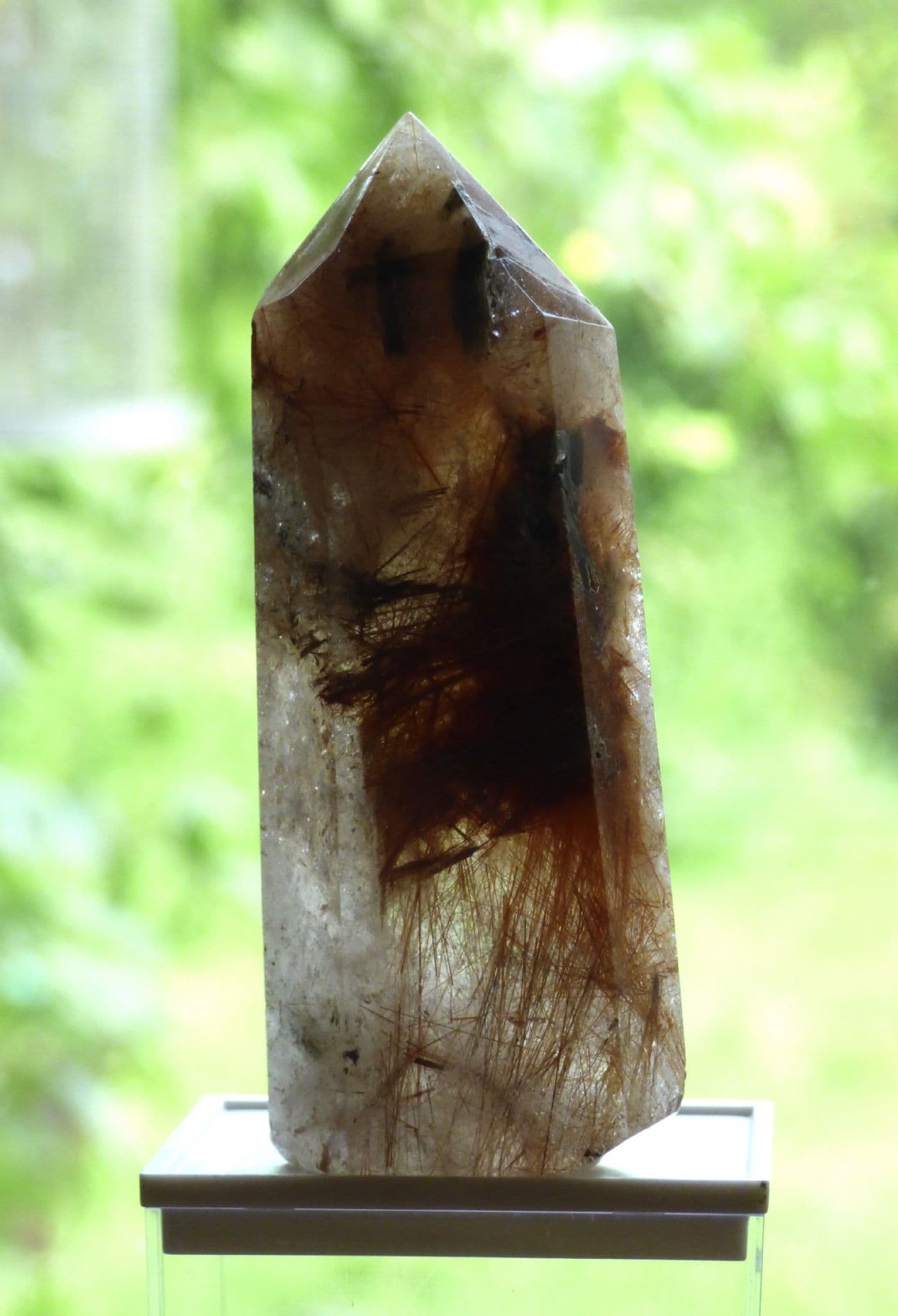 Natural Freestanding Rutilated Crystal Quartz Point