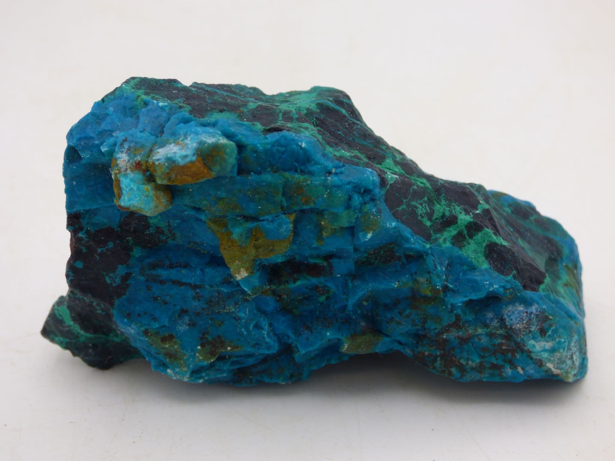 Rough Natural Unpolished Green Chrysocolla 195 gm + Stand