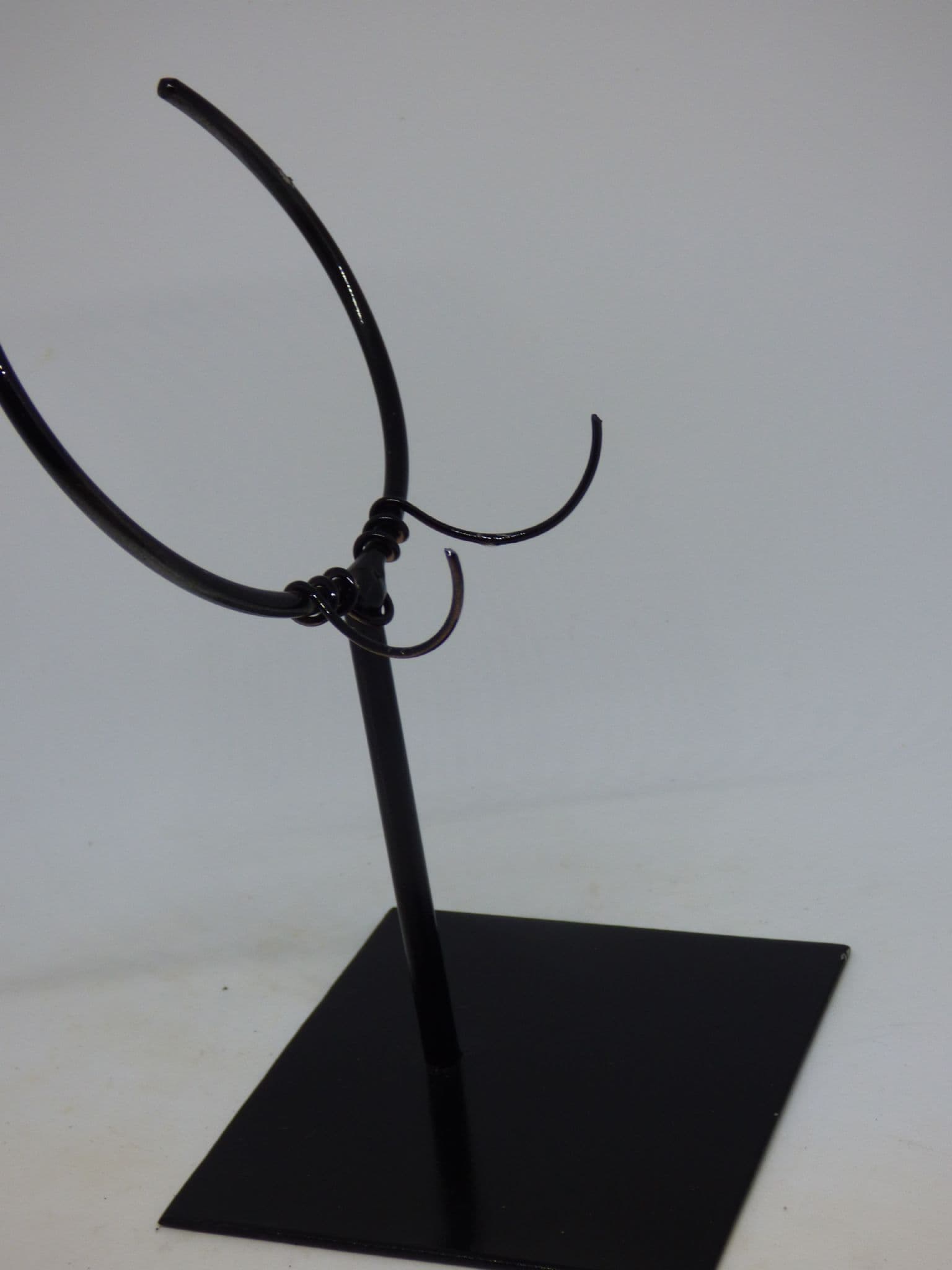 Jurassic Fossil Ichthyosaur Bones on Steel Hand Crafted  Display Stand