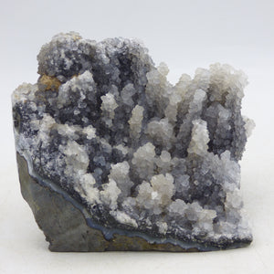 Pale Grey Columnar Amethyst Cluster Display Piece