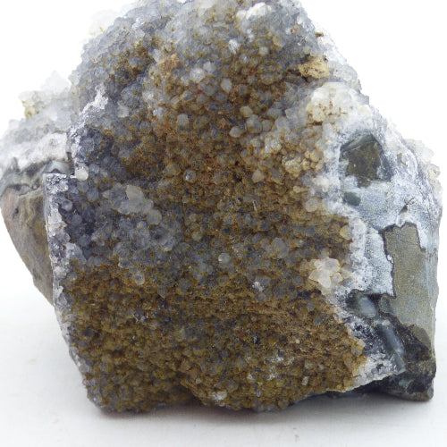 Pale Grey Columnar Amethyst Cluster Display Piece February Birthstone