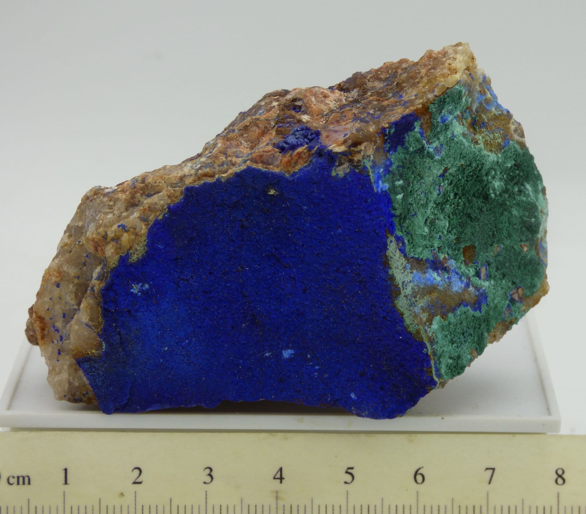 Azurite Malachite Raw Crystal Gemstone Deep Blue/Green 166 gms