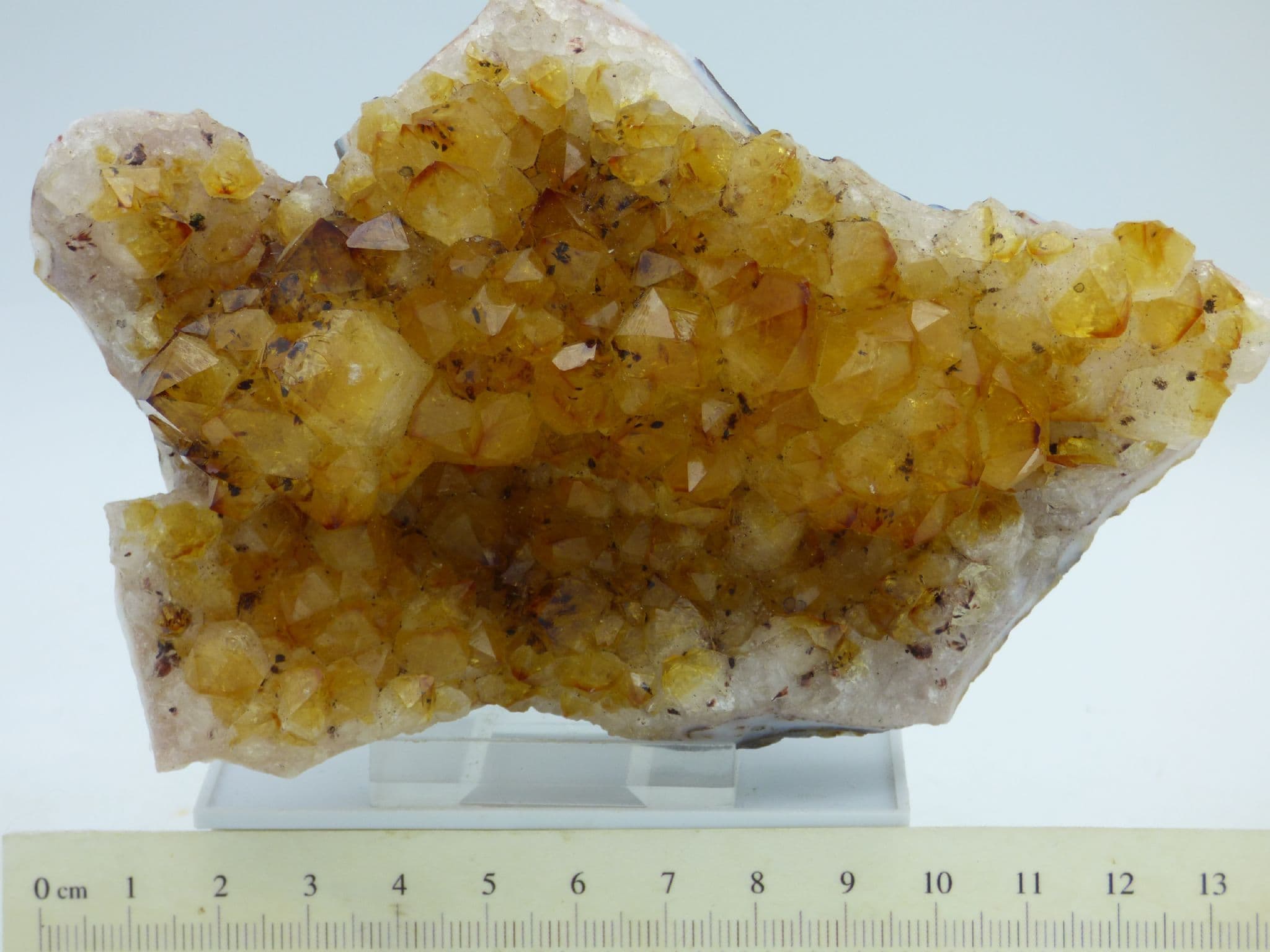 Citrine crystal cluster from Brazil 13.5 cm