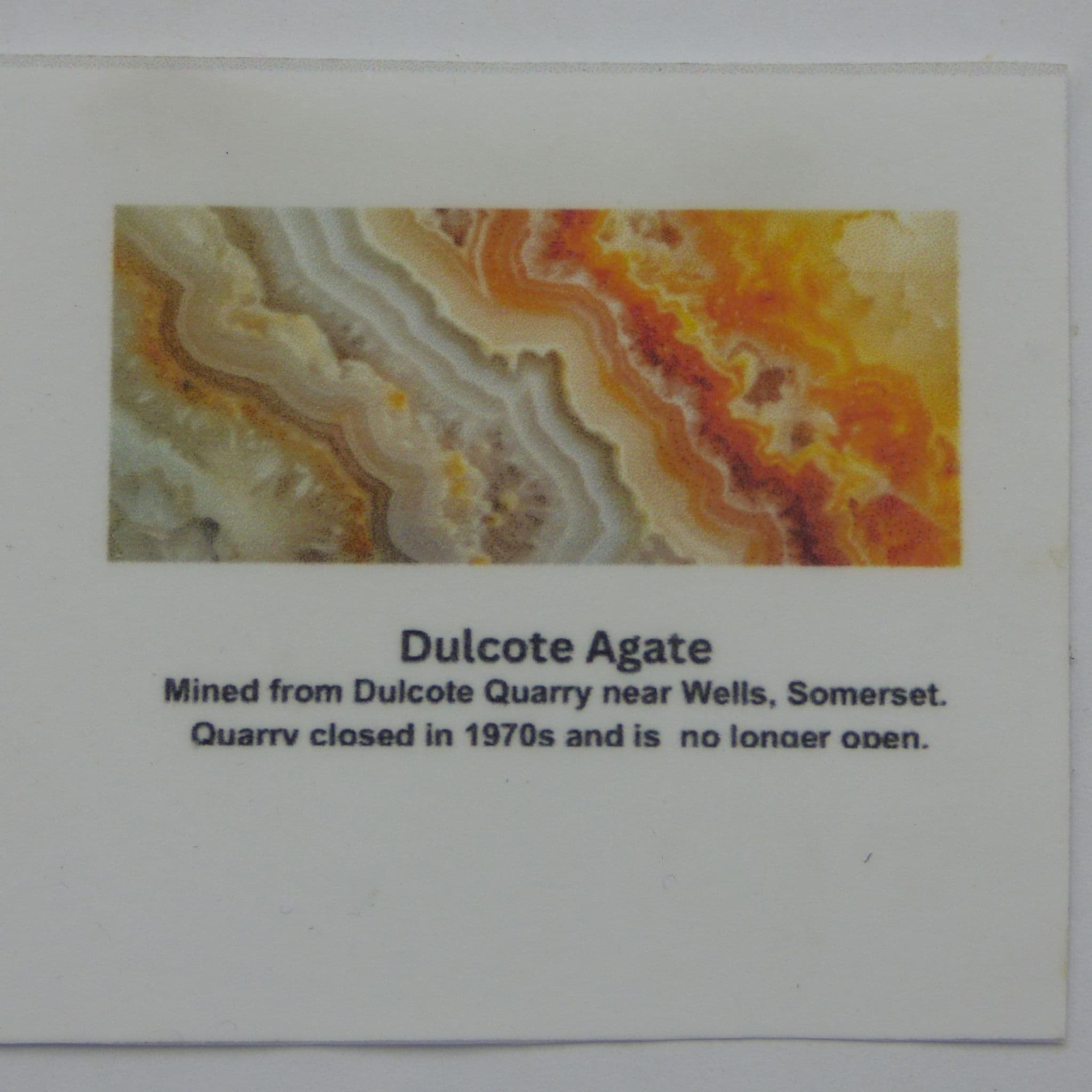 Dulcote Agate Mendip Potato Stone Paperweight/ Display Piece Gift Boxed