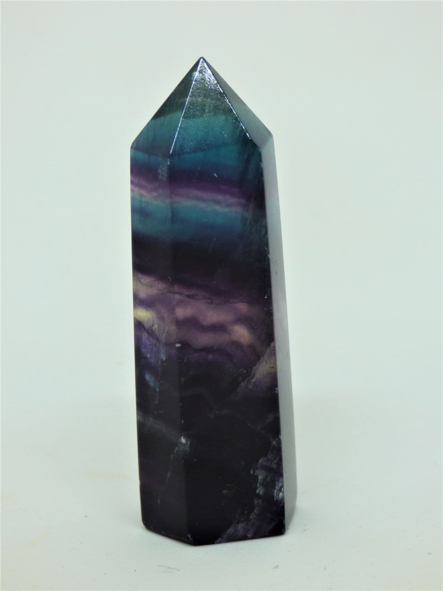 Freestanding Rainbow Fluorite Crystal Points