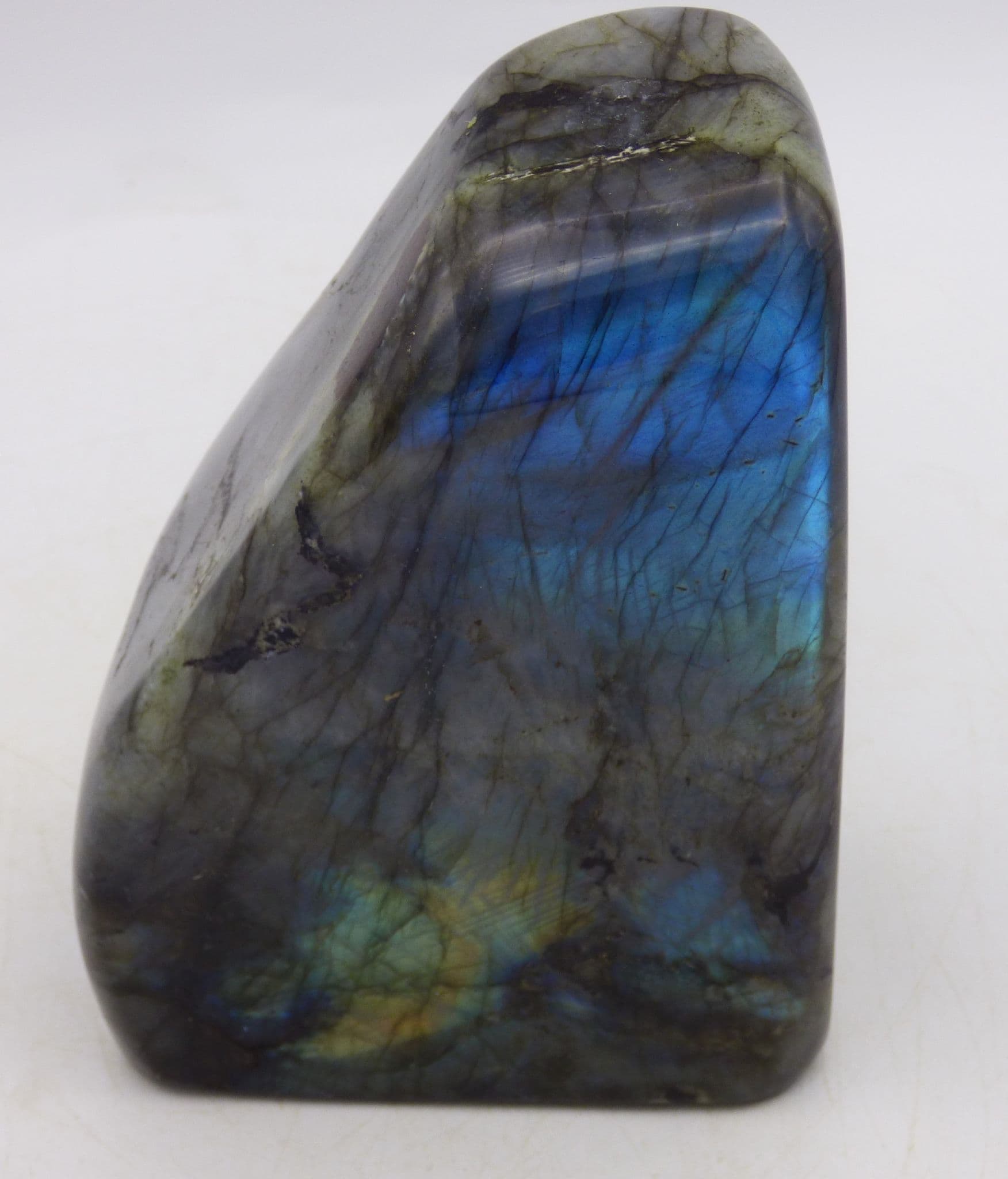 Large Labradorite Freeform Crystal from Madagascar 1.2kg 12 x 8.8 x 6 cm