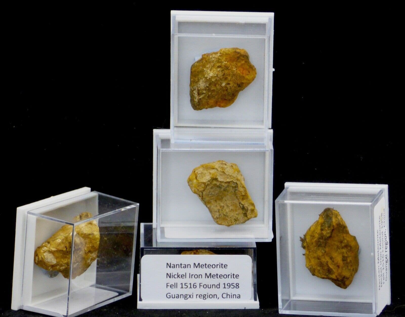 Nandan  Meteorite 8 to 9 gms  in Collectors Box x 1 Educational Gift Idea