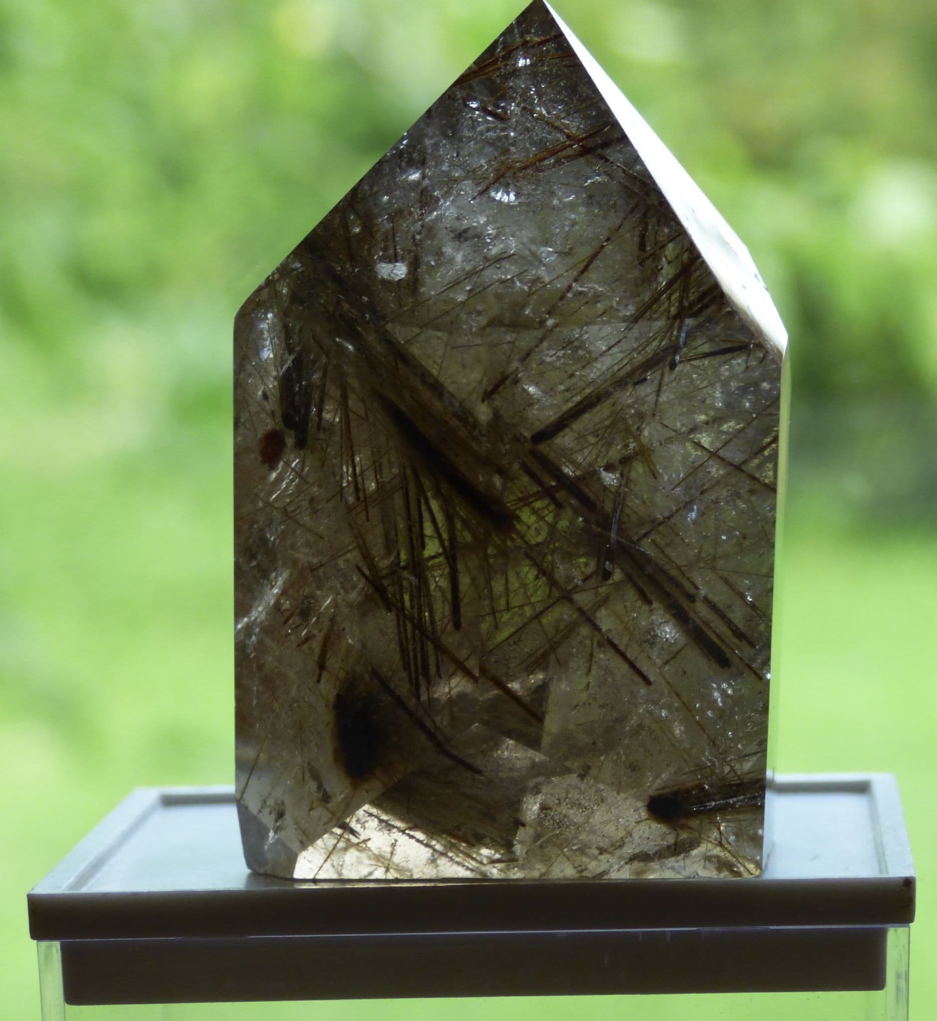 Natural  Freestanding Rutilated Crystal Quartz Point (1)