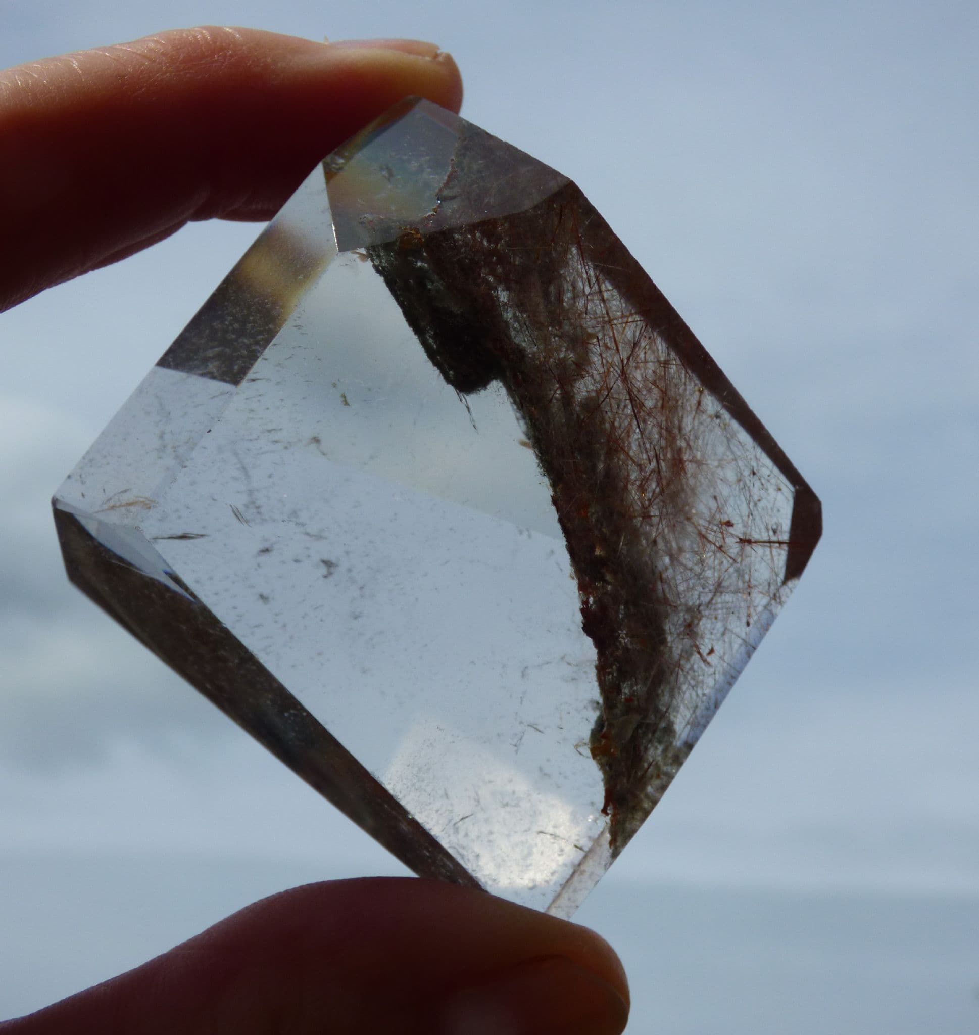 Natural  Freestanding Rutilated Crystal Quartz Point (3)