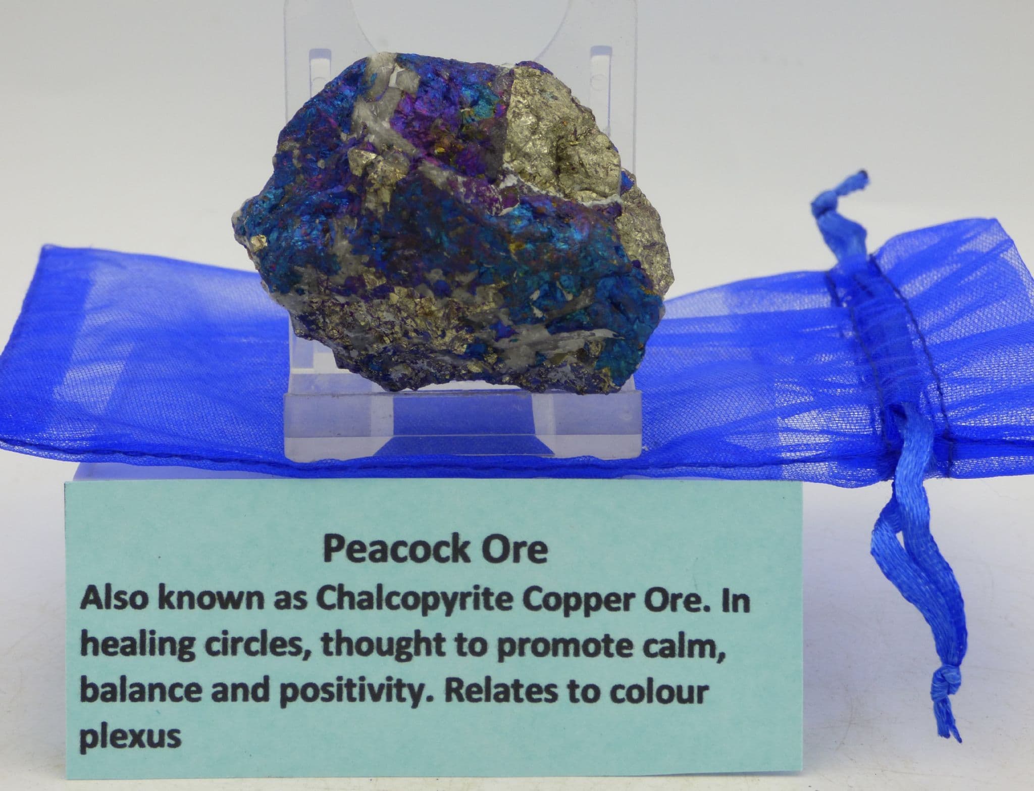 Peacock Ore Chalcopyrite  + Gift  Bag (1) (2)