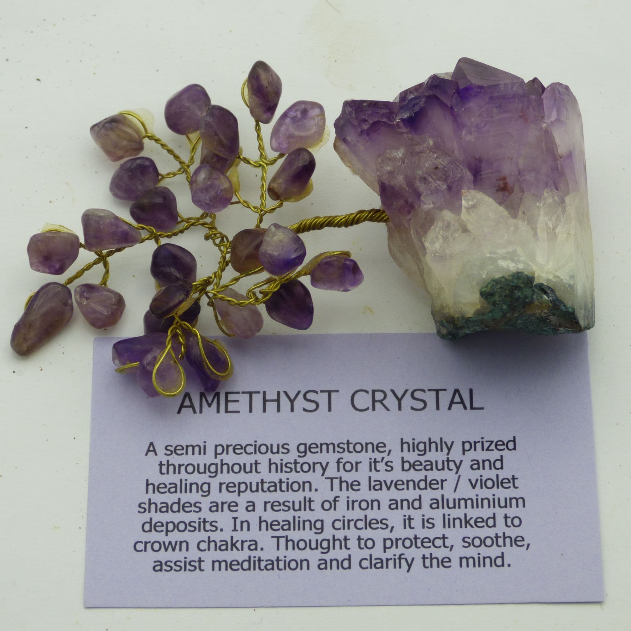 Small Amethyst Crystal Gem Tree