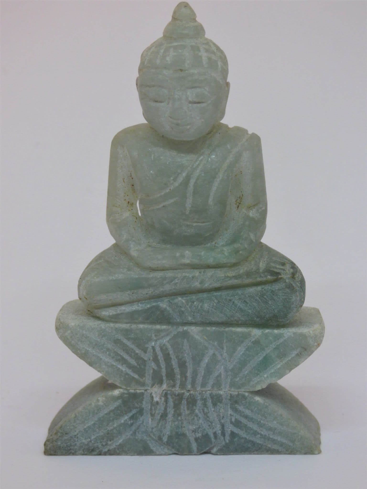 Thai Style Green Natural Stone Buddha