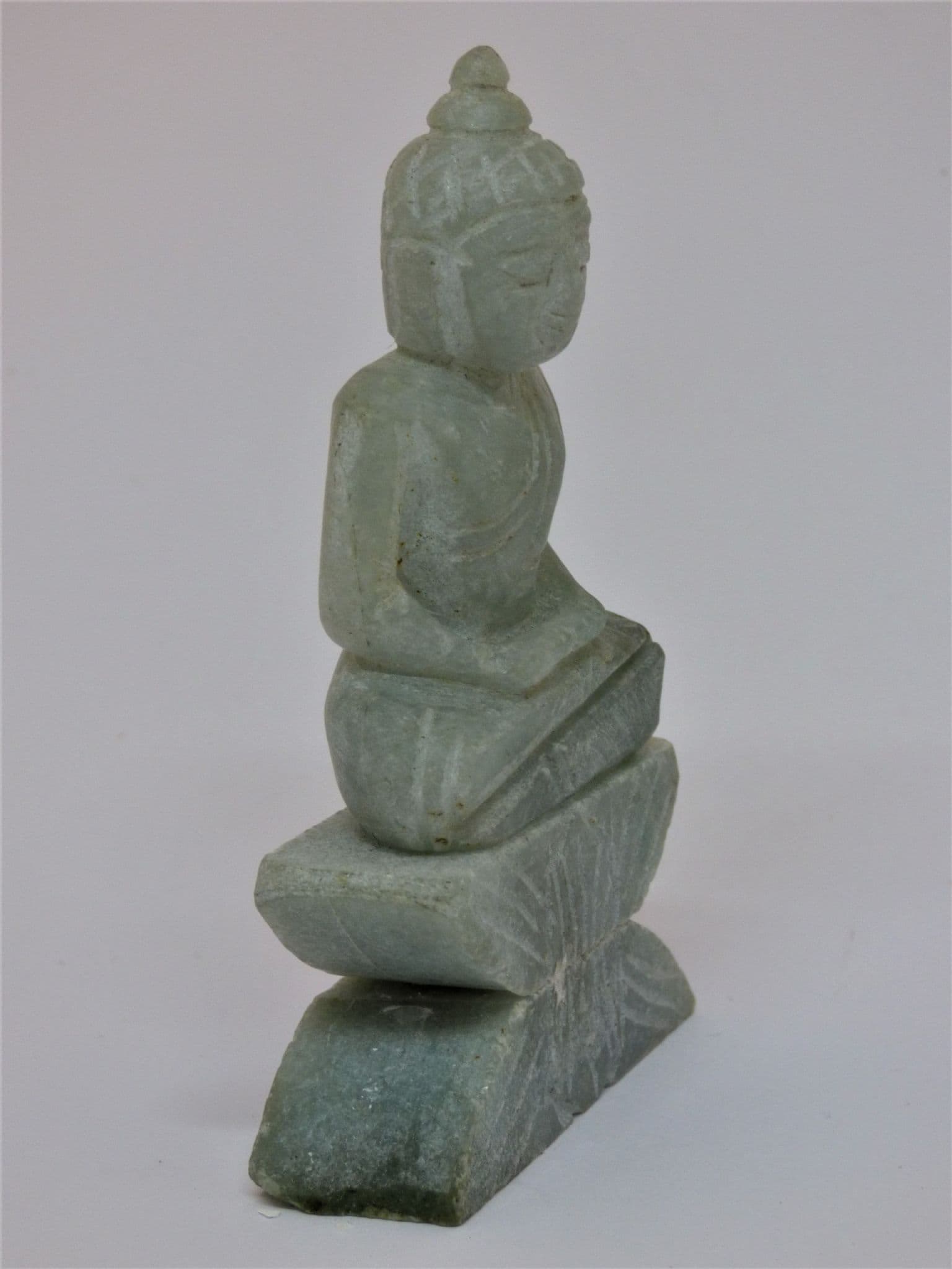 Thai Style Green Natural Stone Buddha